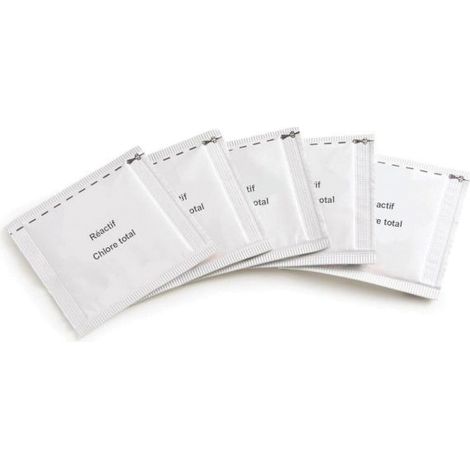Lot de 100 réactifs pour chlore libre