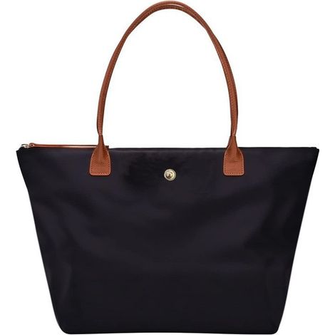 Sac cabas pliable en tissu Oxford grande capacité, à main bandoulière de shopping pour femme (1/5)