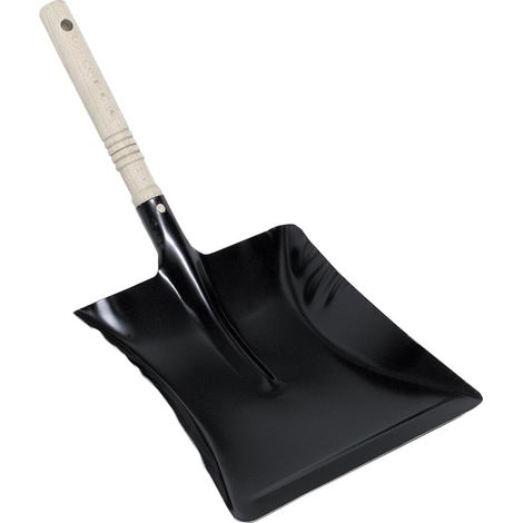 Nölle Kehrschaufel Metall schwarz 22 cm breit
