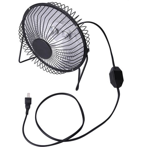 Mini-Tischventilator mit Heizfunktion – Warmluftheizung für Bad und Büro, mit 220-V-Stecker (China-Stecker) (1/5)