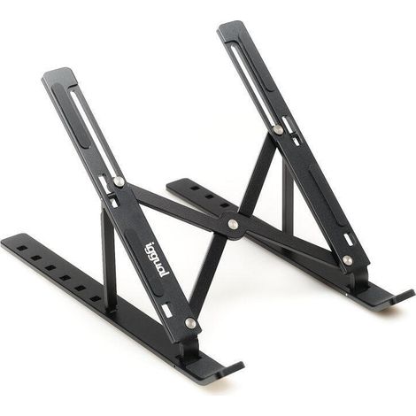 iggual Soporte elevador plegable portátil 17 negro (1/4)