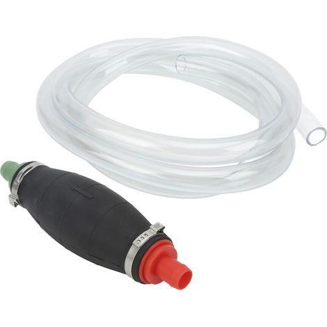 Siphon Pompe à Main 16mm avec Tuyau 2m, Transfert d'Eau, Carburant Essence pour Voiture, Moto, Camion (1/5)