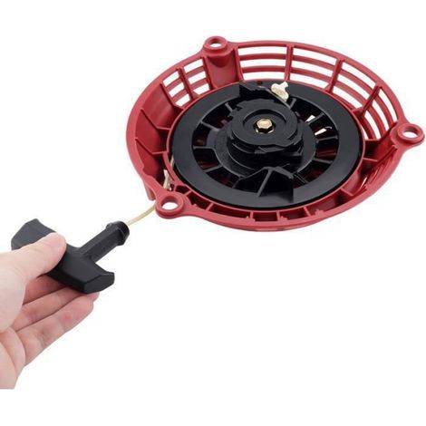 Lanceur moteur compatible Honda GCV160 GC135 HRB476C pièce rechange tondeuse corde nylon 3mm système antirebond (1/4)