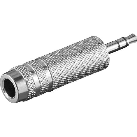 Adapter stereo jack male 3.5 mm  stereo jack female 6.35 mm 3 pin