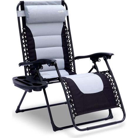 Transat Jardin Extérieur Rembourré - Chaise Longue Zéro Gravité (1/5)