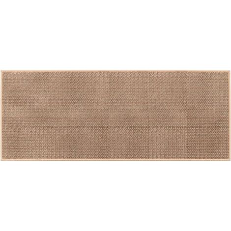 – Tapis de cuisine antidérapant en caoutchouc – Lavable – Couleur jute – Épaisseur 10mm – 44x120cm – Confort optimal pour usage quotidien (1/5)