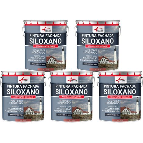 Pintura de siloxano para exteriores y fachadas, de alto poder hidrófugo - ARCAFAÇADE SILOXANE