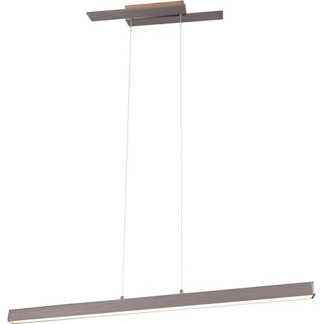 Suspension LED Belfast chromée 44W 115cm Trio 4400lm (1/5)