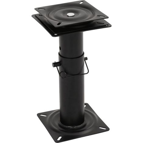 Boat Seat Pedestal with 360° Seat Swivel Adjustable Steel vidaXL