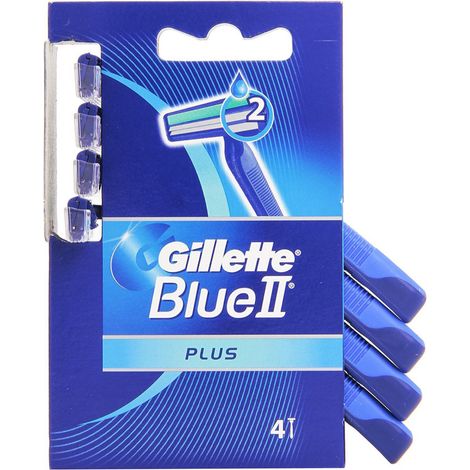 GILLETTE RASOI USA E GETTA MODELLO BLU II PLUS X4 PZ RASATURA PERFETTA (1/5)