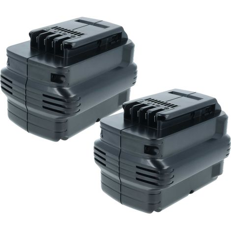 EXTENSILO 2x Akku kompatibel mit Dewalt DW017N Werkzeug (3300 mAh, NiMH, 24 V)