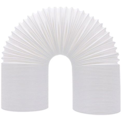 Tuyau d'échappement pour climatiseur 13 cm de diamètre et 300,5 cm de long Tuyau d'échappement flexible pour climatiseur portable, plusieurs options de longueur (1/5)