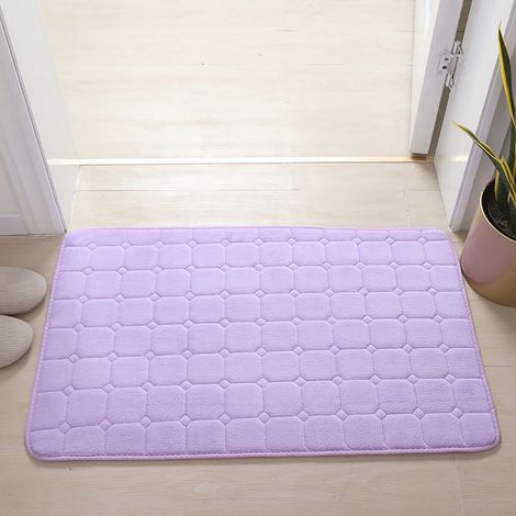 Tapis De Bain - Mousse Mémoire Épaisse 50x80 Cm - Pour Salle De Bain Chambre Et Salon - 1 Pièce (1/5)