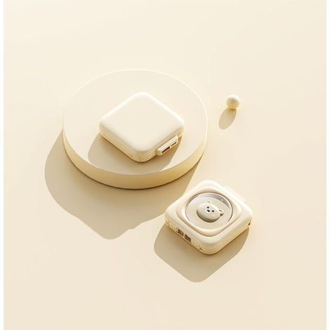 Extra leistungsstarke Powerbank, niedlich, klein, Mini, Schnellladefunktion, integriertes Kabel, 20.000 mAh tragbare Powerbank (1/5)