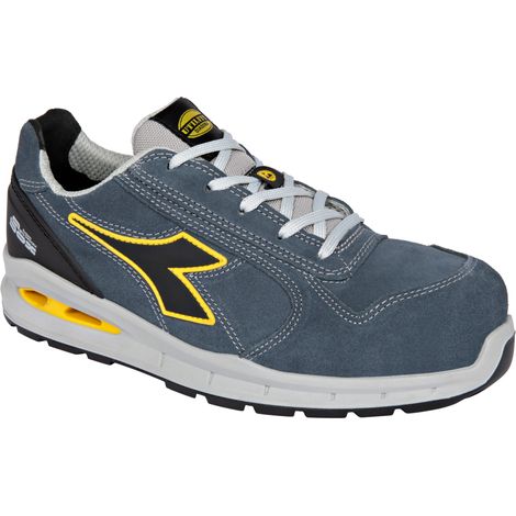 Chaussures de sécurité basses RUN A.BOX LOW S3S FO SR ESD bleues DIADORA - 182528 C8702 45