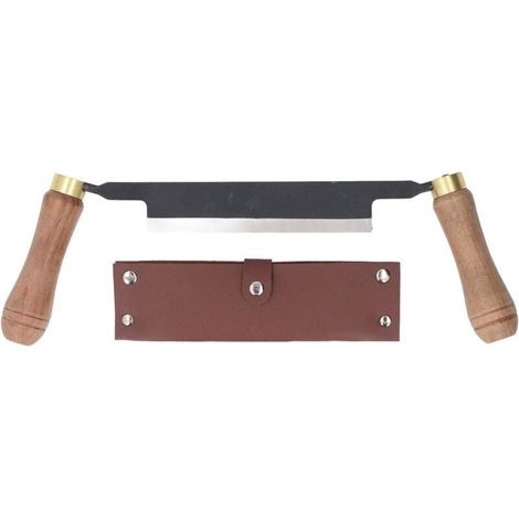 6-Zoll-Ziehmesser aus Kohlenstoffstahl – Gerades Holzbearbeitungswerkzeug für präzises und dauerhaftes Rindenschneiden