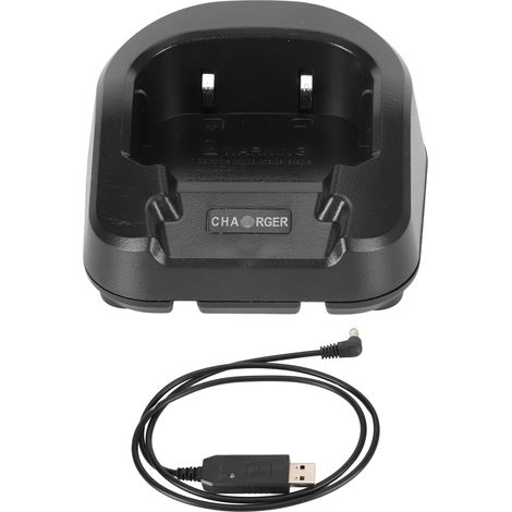 Chargeur de batterie USB avec voyant pour radios BAOFENG UV-82, UV-82HP, UV-82L - Chargeur de bureau double fonction (1/5)