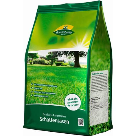 Quedlinburger KLBB Schattenrasen 1 kg - Rasensamen