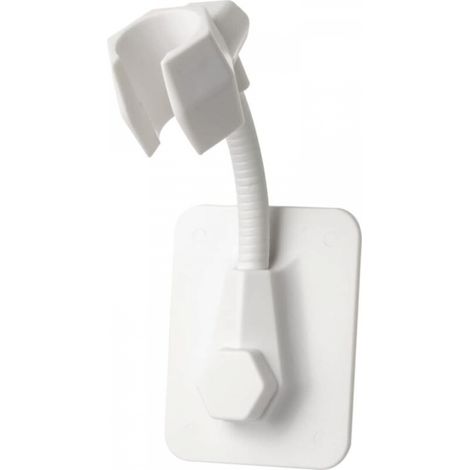 Support de pommeau de douche réglable en 2 pièces, installation sans perçage pour accessoires de salle de bain (1/5)