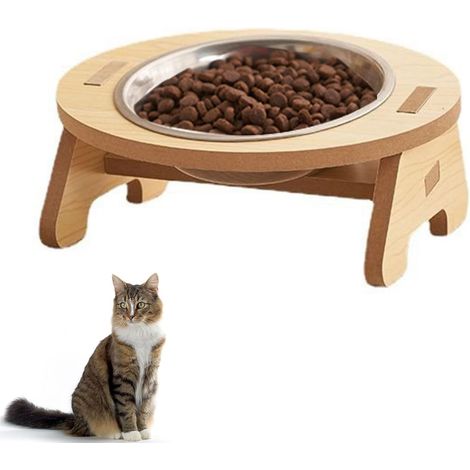 Dog Bowl Holder, Raised Dog Bowls, Dog Bowl Stand, Pet Bowls, Pet Bowls, Reduces Stress on Your Dog's Neck and Digestive System, 20 x 16 x 8cm (1/5)