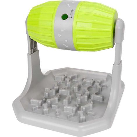 Multifunktionaler Futternapf, lustiges Hundespielzeug, Trommel, auslaufsicherer Ball, Fressnapf für Katzen mit Fressbremse, gesunde Fütterung, höhenverstellbar, multifunktionales Zubehör B (1/5)