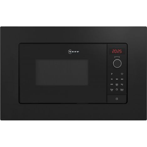 Neff – Four micro-ondes encastrable 20L HLAWG26S3 – 800W – 5 niveaux de puissance – Plateau tournant 27 cm – Éclairage LED – Easy Clean