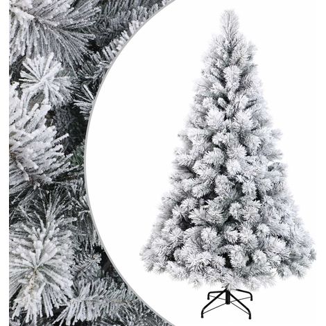 Künstlicher klappbarer Weihnachtsbaum 180 cm PVC und Metall vidaXL (1/5)