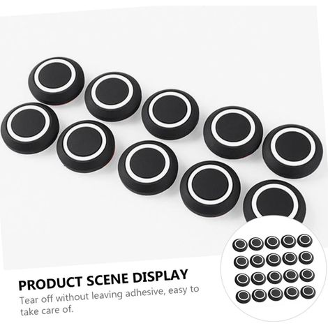 20 pièces Anti-Collision Silicone pour Carrosserie Voiture Lot de Rondes Flexibles Antirayures Protection Griffures et Chocs Noir