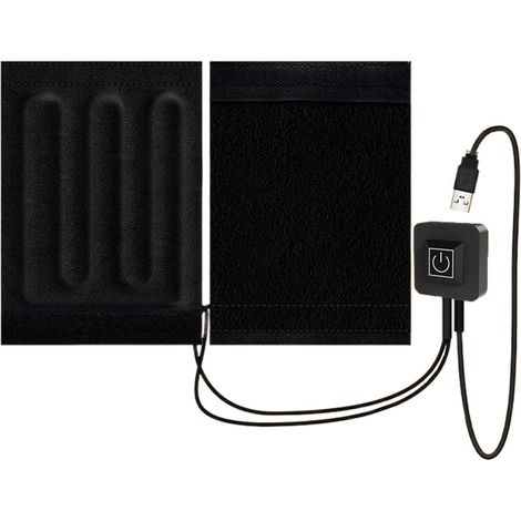 Poignées chauffantes - Chauffe-mains alimenté par USB pour deux-roues Housse de poignée chauffante pour moto, pour scooter par temps froid hivernal moto tout-terrain moto de route (1/5)