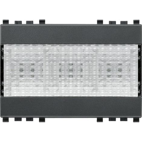 Lampada LED 3M 120-230V grigio Vimar Eikon 20383