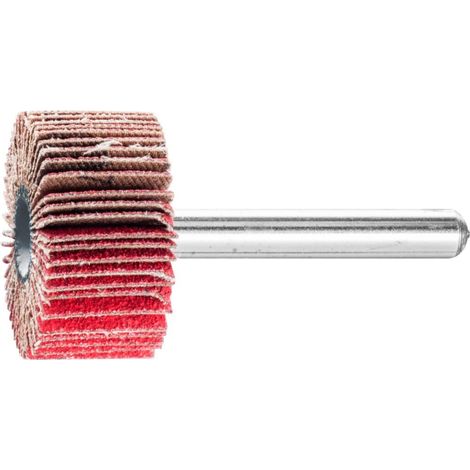 PFERD TOOLS Keramikkorn Fächerschleifer F Ø 30x15 mm Schaft-Ø 6 mm CO-COOL120 hoher Abtrag auf Edelstahl 10 Stk (1/2)