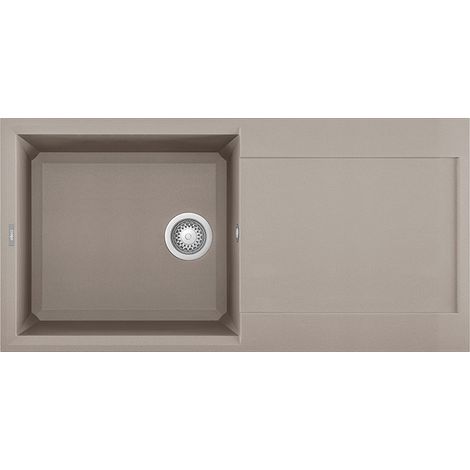 Lavello Elleci Incasso 1 vasca 100x50 Easy 480 Granitek Grigio Tortora LGY48043