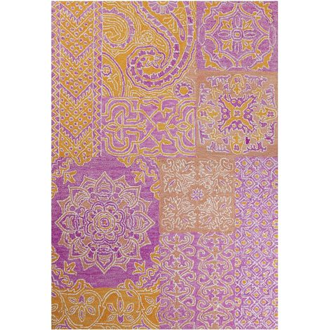 Teppich AVANOS Rosa 140 x 200 cm Wolle