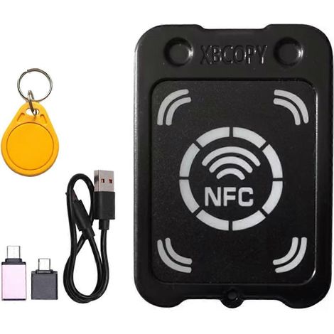 RFID-Smartcard-Lesegerät/Kopierer + CUID-Schlüsselanhänger + NFC-Verschlüsselungsschlüsselleser + 13,56-MHz-RFID-Token-Duplikator (1/5)