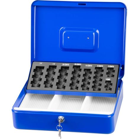 Kassette CashBox, 300x240x90 mm, für Geld und Münzen