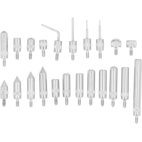 Lot de 22 pointes pour comparateur à cadran en carbure avec boîte de rangement bleue filetage UNF 4-48 (1/5)