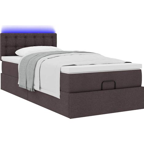 Struttura Letto Pouf con Materasso 80x200 cm in Tessuto vidaXL (1/5)