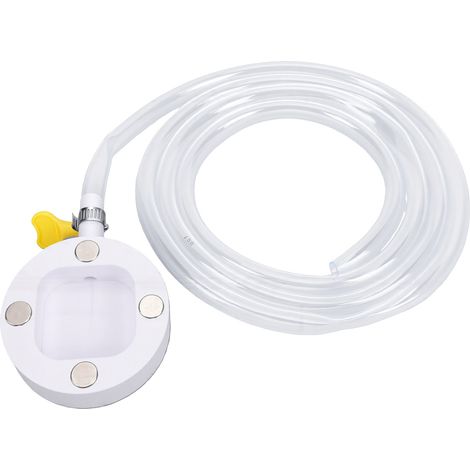 Kit de vidange magnétique pour climatiseur de fenêtre : tuyau en PVC transparent avec adaptateur et pince en acier inoxydable de 1,8 m (6 pi). (1/5)