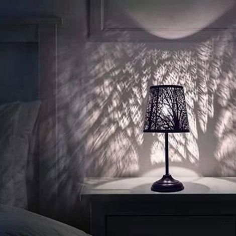 Couvercle D'abat-jour - Métal Noir - Pour Pied De Lampe Universel - Diffusion Lumineuse Douce - 1 Pièce (1/5)
