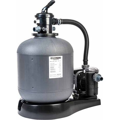 Monoblocco di filtrazione per piscine interrate e fuori terra [Ø 400 mm - 6 m³/h]