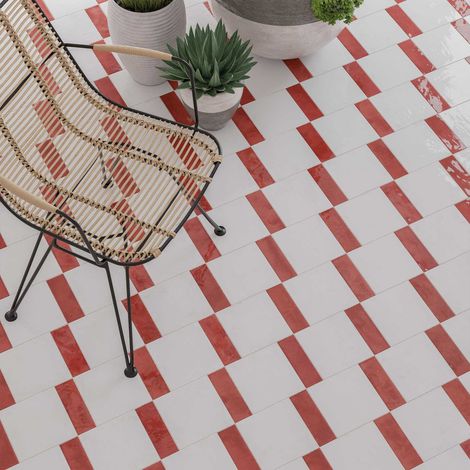 Carrelage effet zellige BEJMAT 15x15cm - Boîte de 0.48 m2 (1/4)