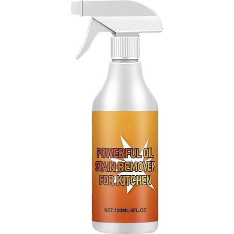 Concentré nettoyant anti-graisse pour cuisine, spray dégraissant puissant multi-usages, nettoie sans effort les surfaces grasses – 190 char. (1/4)