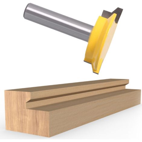 Fraise de jointure pour tiroirs en acier carbone, fraise à assemblage pour meubles, outil de fraisage bois avec queue de 1/2 pouce