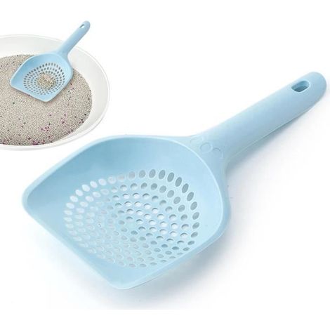 2pcs,Caca de Chat, Pelle à crottes de Chat , Tamis antiadhésif , Pelle à crottes de Chat Rapide et Pratique (1/4)