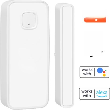 Alarme porte/fenêtre intelligente – T°/HR, détection ouverture, Google Home (1/5)