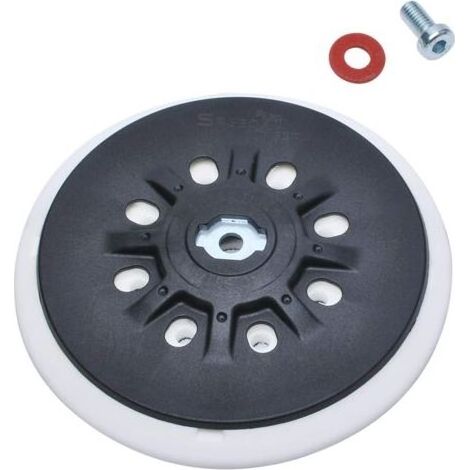 Plateau de ponçage à 8 trous de 150 mm (6 pouces) compatible avec les ponceuses orbitales Bosch Festool ETS 150, ETS EC 150, LEX 150, WTS 150/7 498987 (flexible) (1/5)