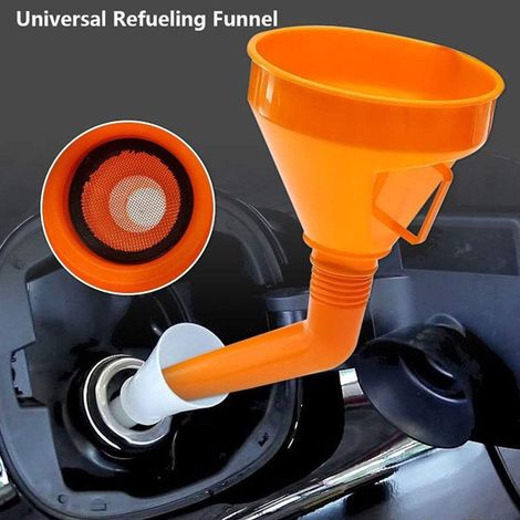 Entonnoir de filtration de grand format pour essence, huile moteur et carburant  entonnoir en plastique pour voitures et motos.