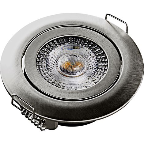 Heitronic 500666 DL7202 LED-Einbauleuchte LED LED fest eingebaut 5 W Silber (1/5)