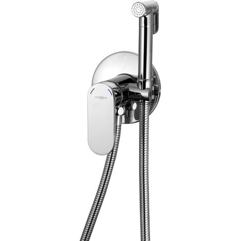 Mexen Milo robinet de bidet encastré avec ensemble ponctuel, chrome - 7599350-00 (1/2)