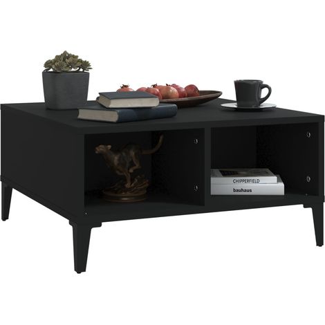 Table basse Noir 60x60x30 cm (1/5)
